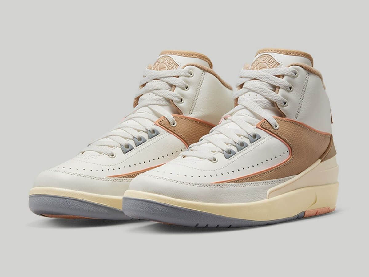 Nike Wmns Air Jordan 2 Retro - "Craft" - Sail/Desert-Sunset Haze-Light Steel Grey