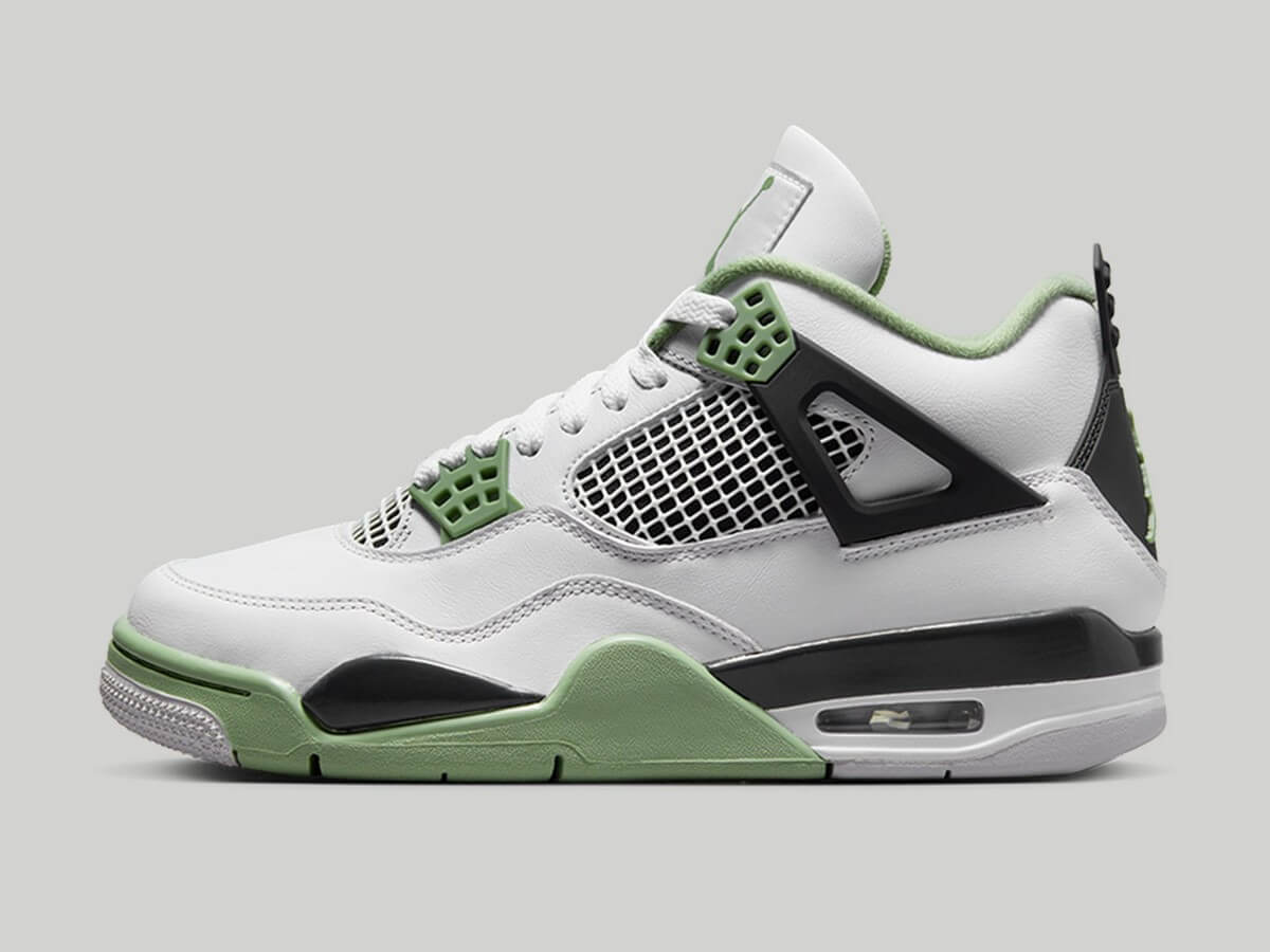 Nike Air Jordan 4 Retro "Seafoam" - White/Seafoam-Dark Ash-Neutral Grey - AQ9129-103