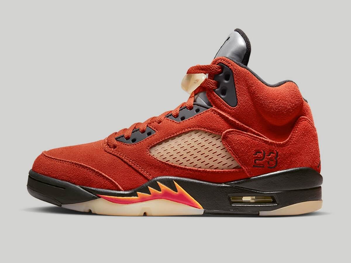 Nike Air Jordan 5 Retro "Mars Sunrise" - Martian Sunrise/Black-Fire Red-Muslin - DD9336-800