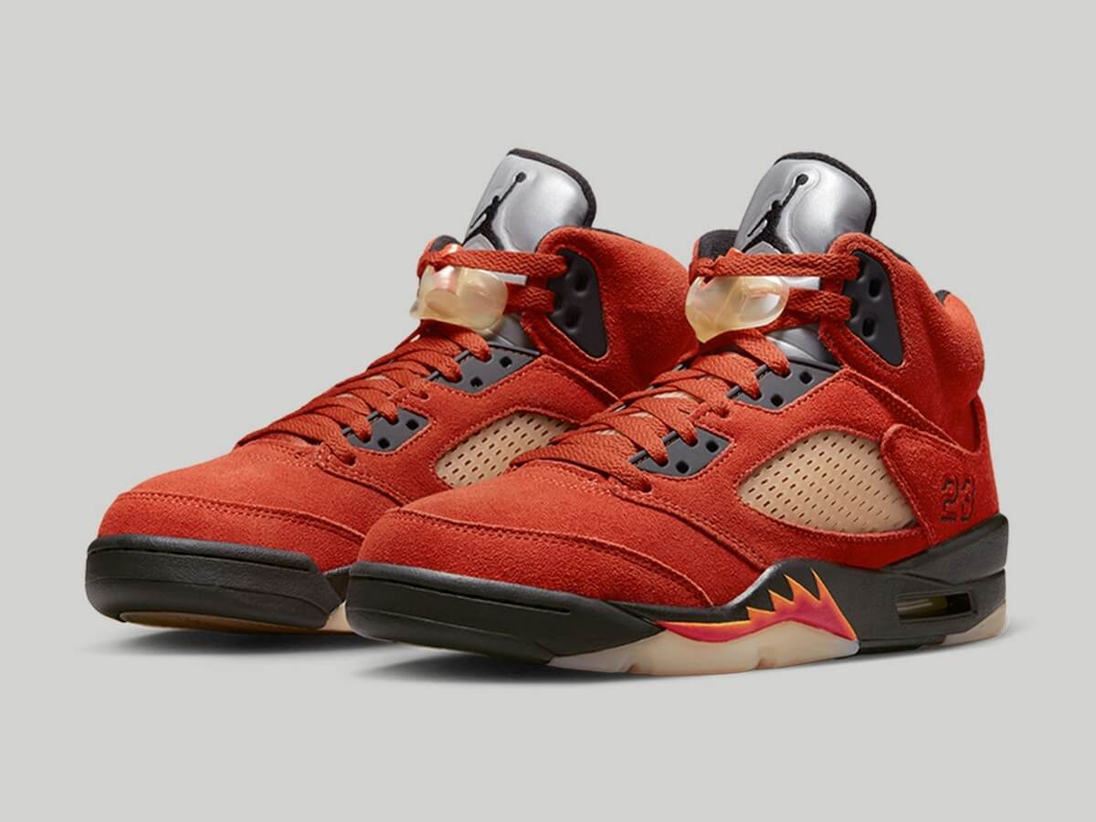 Nike Air Jordan 5 Retro "Mars Sunrise" - Martian Sunrise/Black-Fire Red-Muslin - DD9336-800