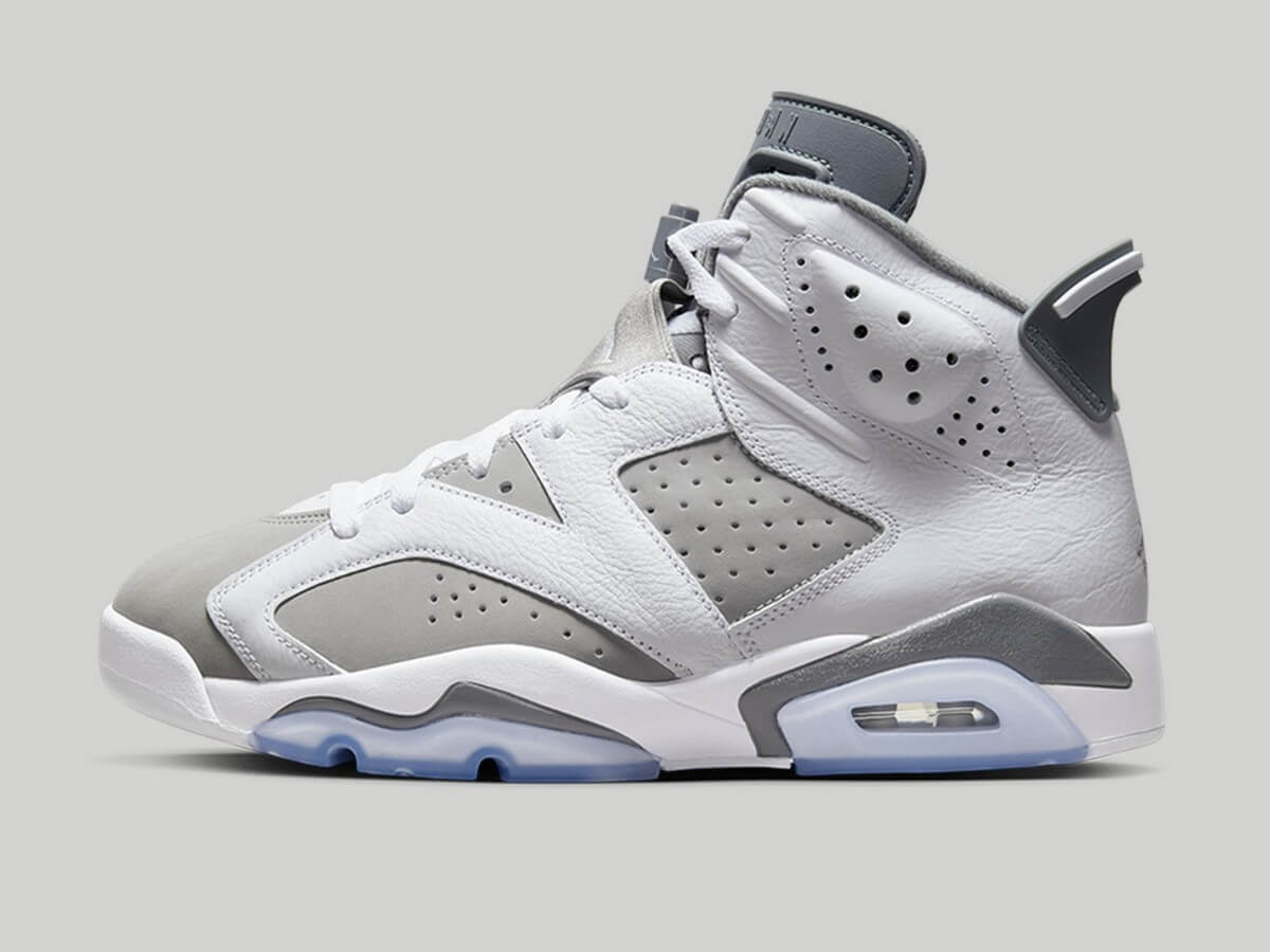 Nike Air Jordan 6 Retro - "Cool Grey" - White/Medium Grey-Cool Grey - CT8529-100
