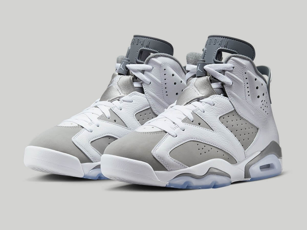Nike Air Jordan 6 Retro - "Cool Grey" - White/Medium Grey-Cool Grey - CT8529-100