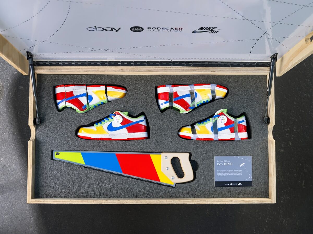 Nike SB x ebay Dunk Low Sandy Bodecker Limited Edition "Skateable" Box 1/10