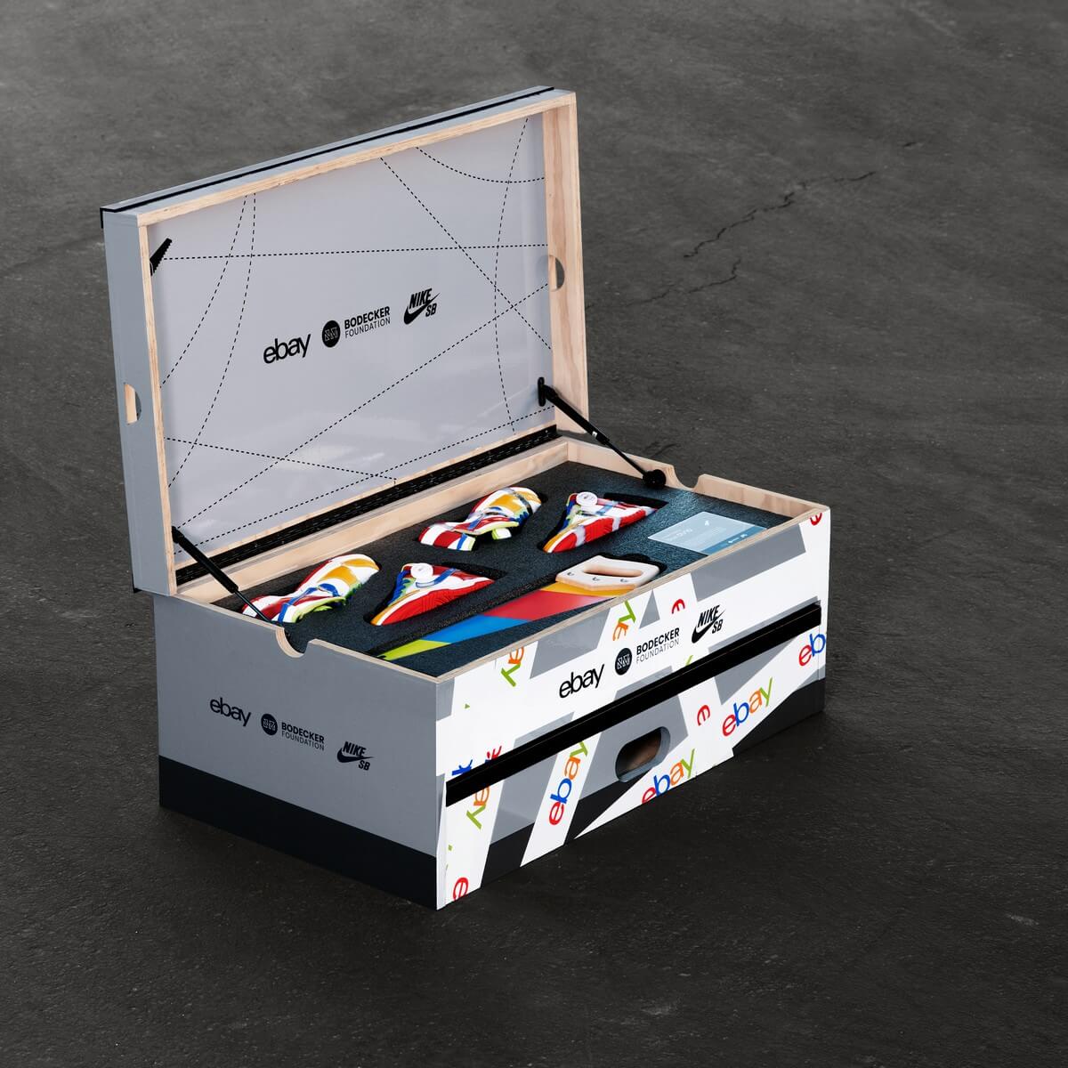 Nike SB x ebay Dunk Low Sandy Bodecker Limited Edition "Skateable" Box 1/10