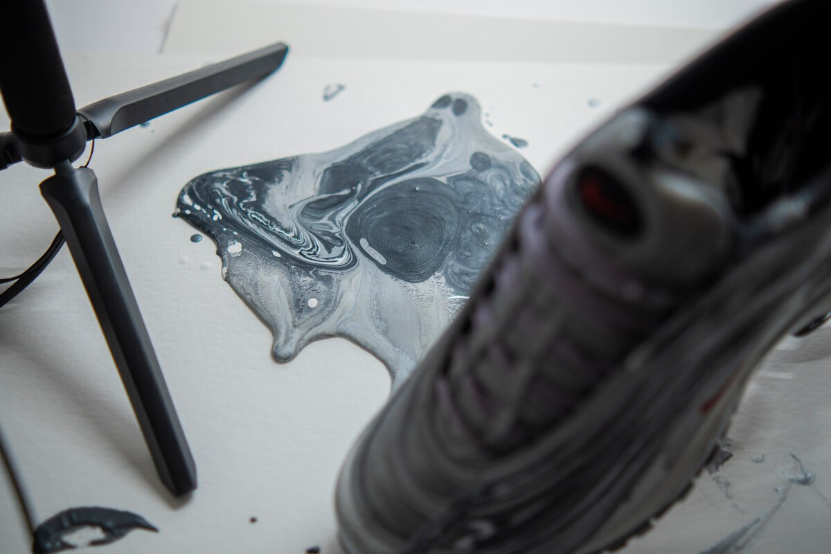 Work in progress: "Liquid Silver" - Nike Air Max 97 "Silver Bullet"