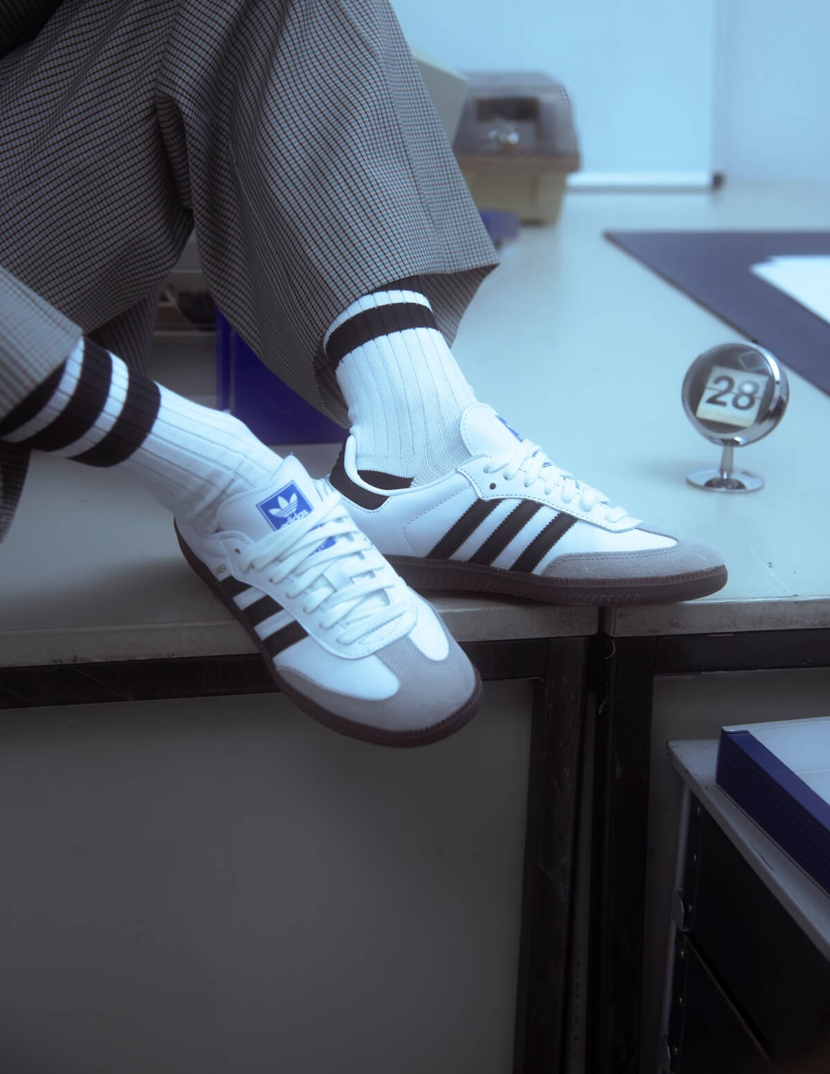 adidas Samba OG - White - Cloud White / Core Black / Clear Granite - B75806