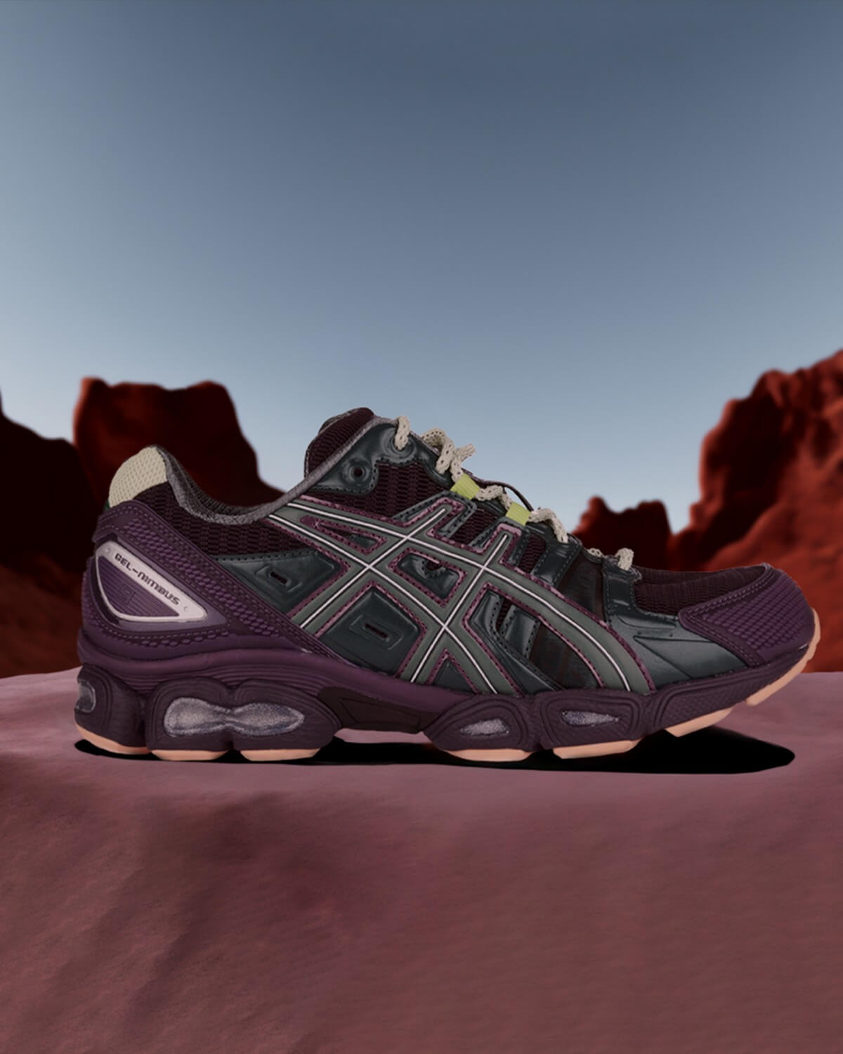 ASICS SportStyle x BRAIN DEAD Gel-Nimbus 9 - Nightshade / Laurel Wreath - 1201A849-020