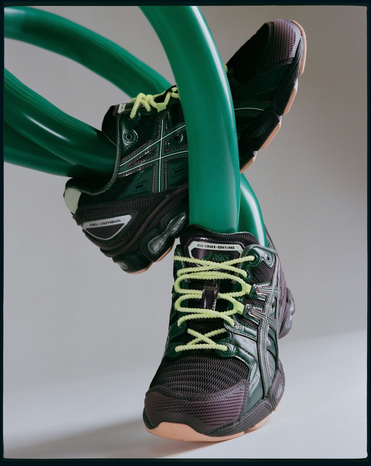 ASICS SportStyle x BRAIN DEAD Gel-Nimbus 9 - Nightshade / Laurel Wreath - 1201A849-020