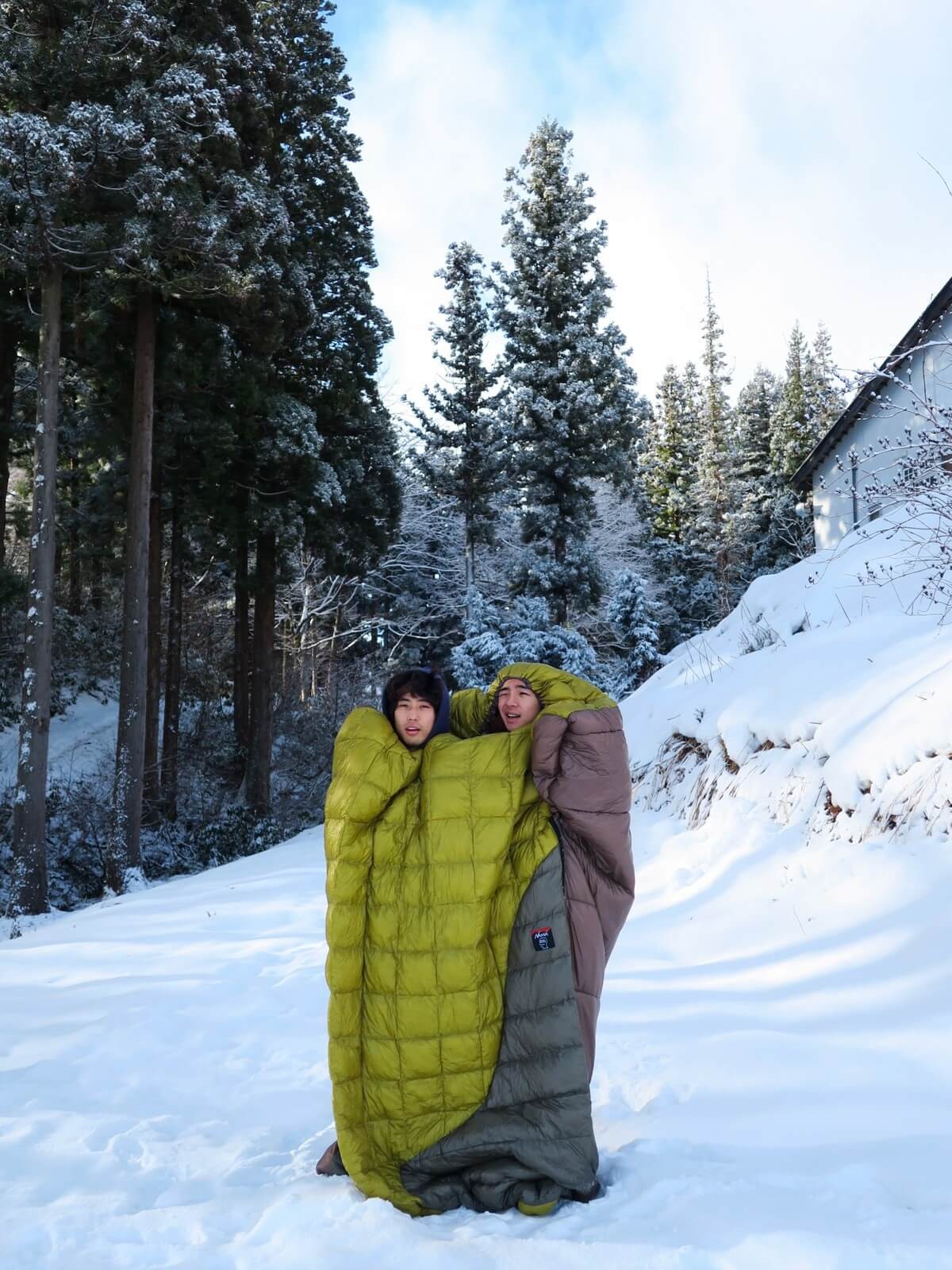 Brain Dead x Nanga organic sleeping bag