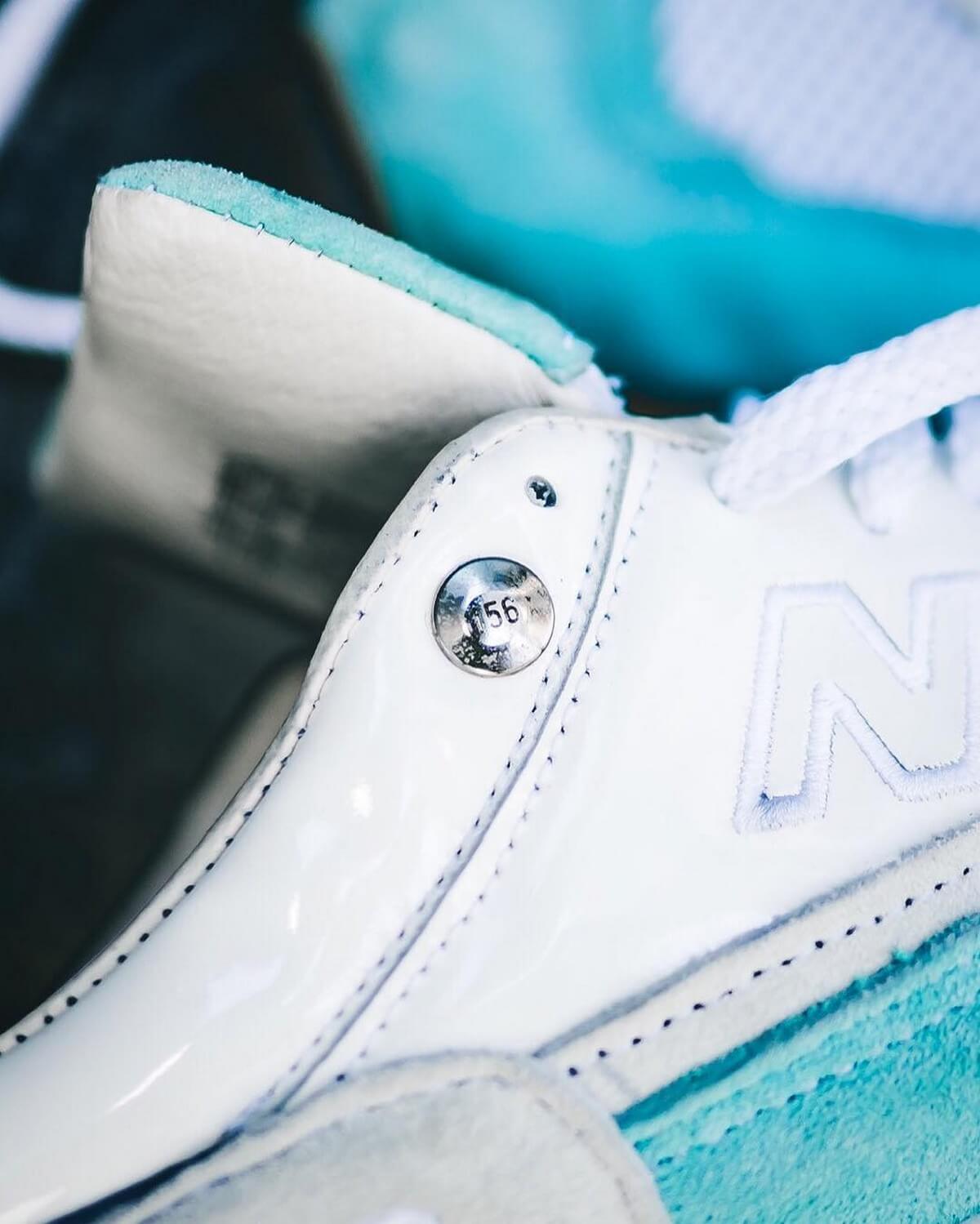 detail: New Balance x Solebox M1500WTU "Toothpaste" - Cool Mint / White