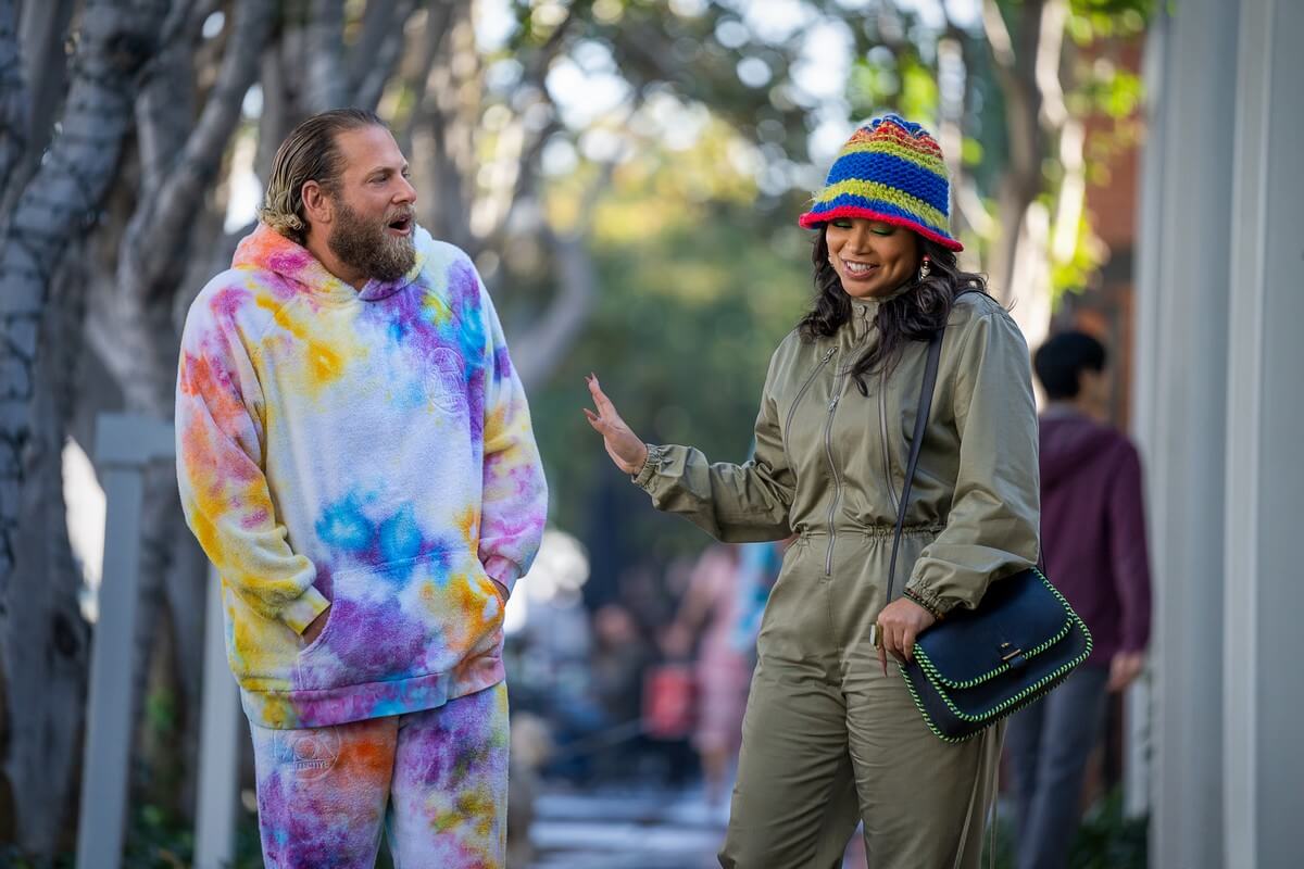 Jonah Hill & Lauren London in "You People"