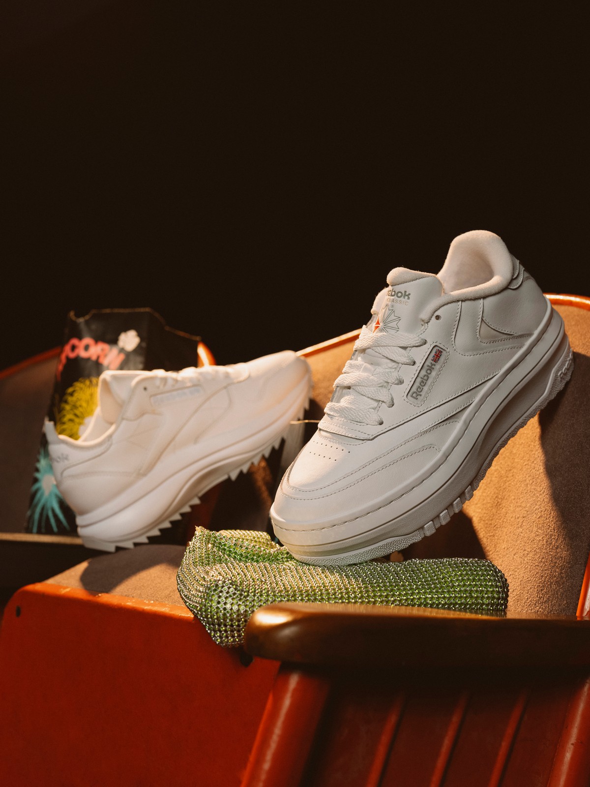 Reebok "Extras" Platform Club C & Classic Leather