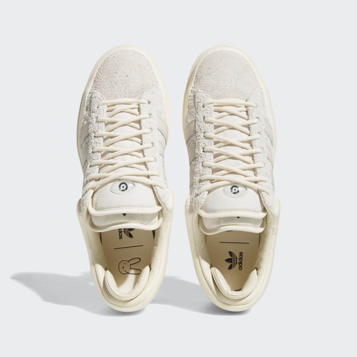 adidas Originals x Bad Bunny Campus - Footwear White / Aluminium / Chalk White - FZ5823