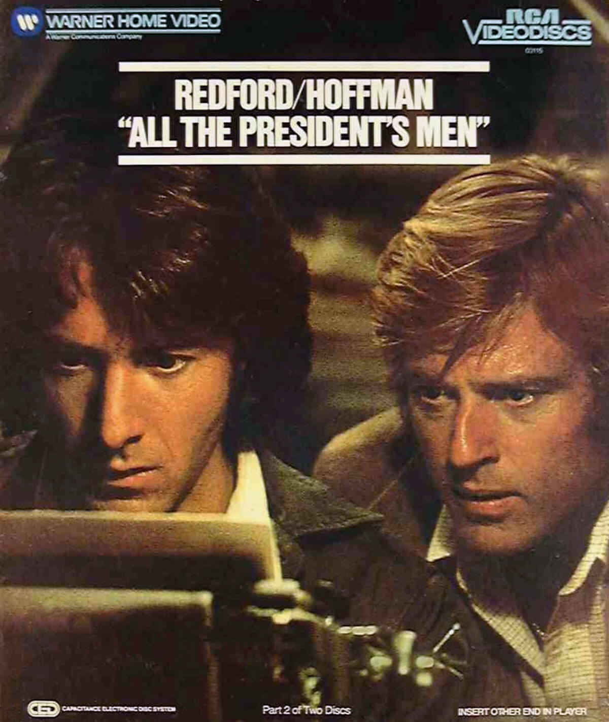 Video on Vinyl: RCA Videodisc von All The President's Men