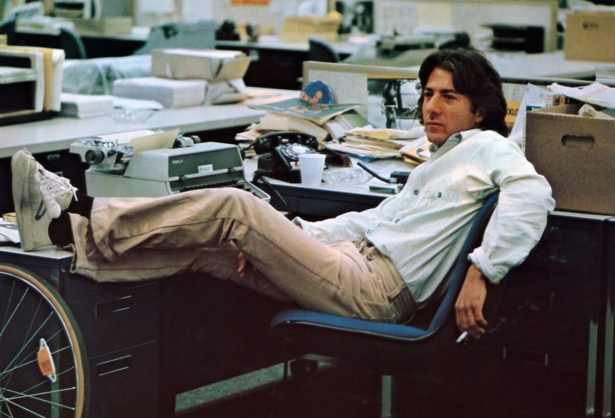 Dustin Hoffman im Tretorn Nylite (c) IMAGO