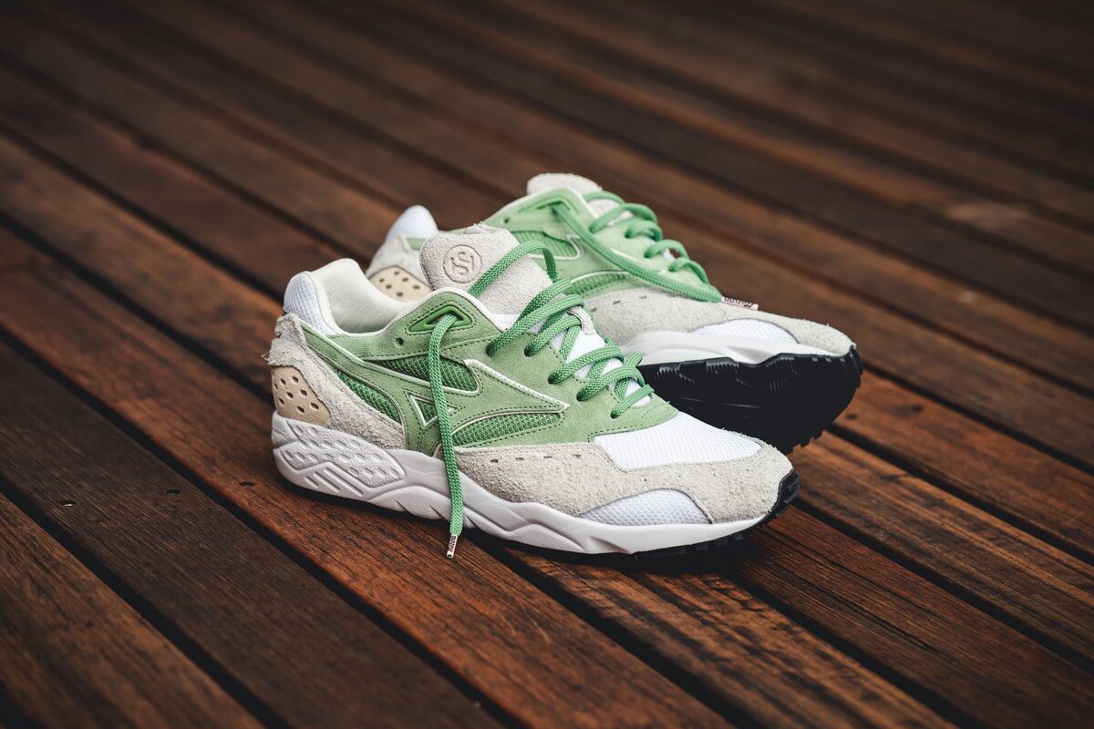 Mizuno x Hikmet Sugoer Contender "Snowdrop" - Whity Onyx / Green Moss / Antique Moss- D1GD222401