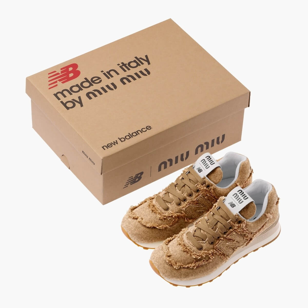 New Balance x Miu Miu 574 Brown