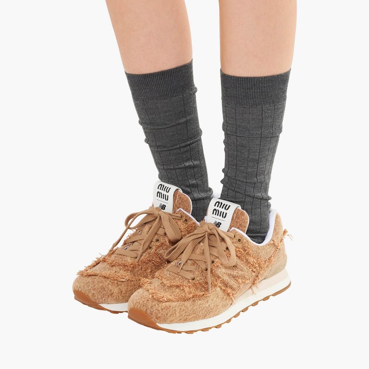 New Balance x Miu Miu 574 Brown