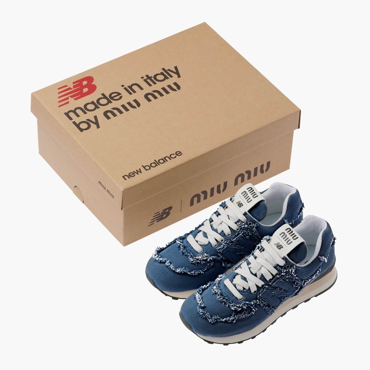 New Balance x Miu Miu 574 Blue