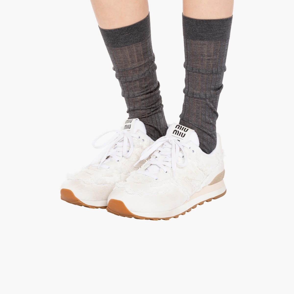 New Balance x Miu Miu 574 White