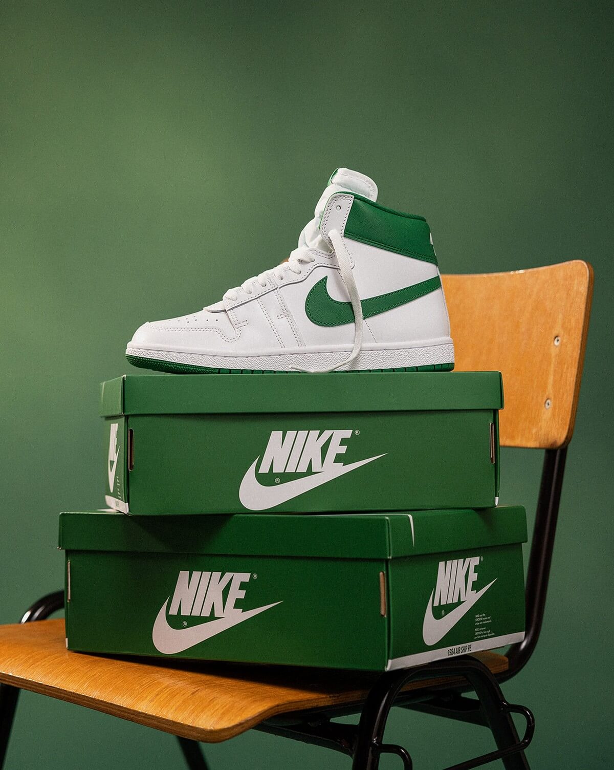 Nike Air Ship SP "Pine Green" White / Pine Green / White - DX4976-103
