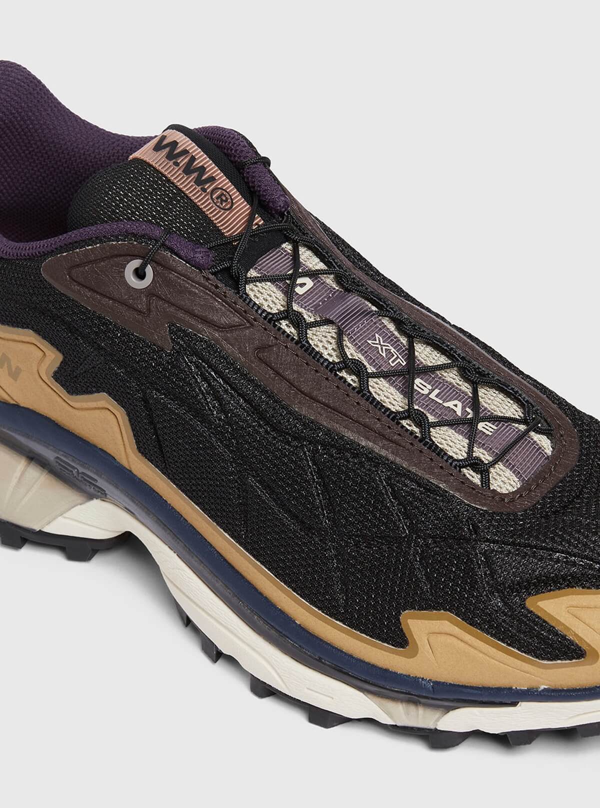 Salomon x Wood Wood - XT-SLATE - Black/Kelp/Nightshade - L47256400