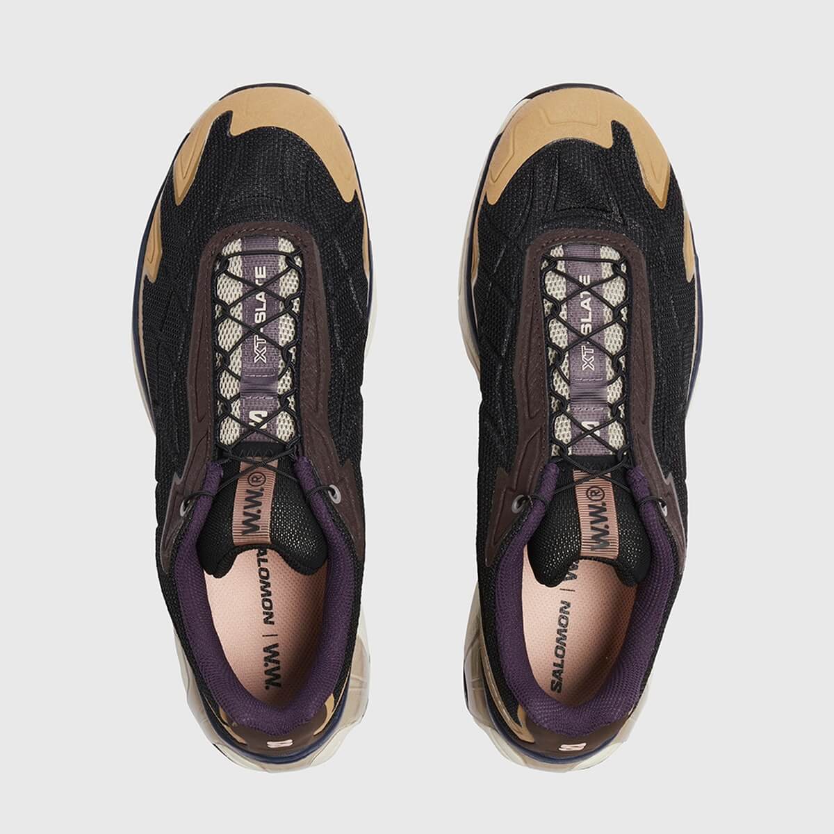 Salomon x Wood Wood - XT-SLATE - Black/Kelp/Nightshade - L47256400