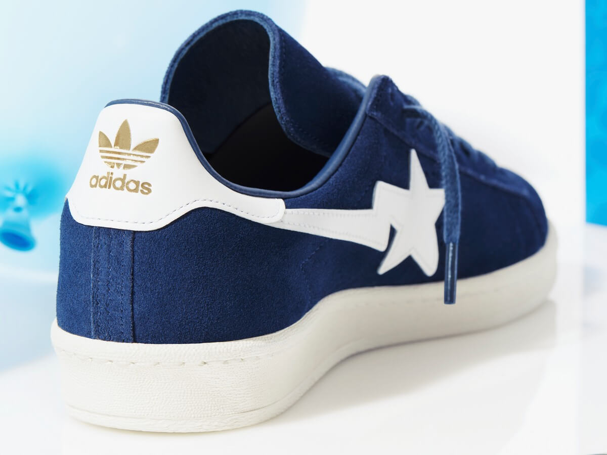adidas Originals x BAPE - Campus 80s - Collegiate Navy/Cloud White/Gold Metallic - ID4770