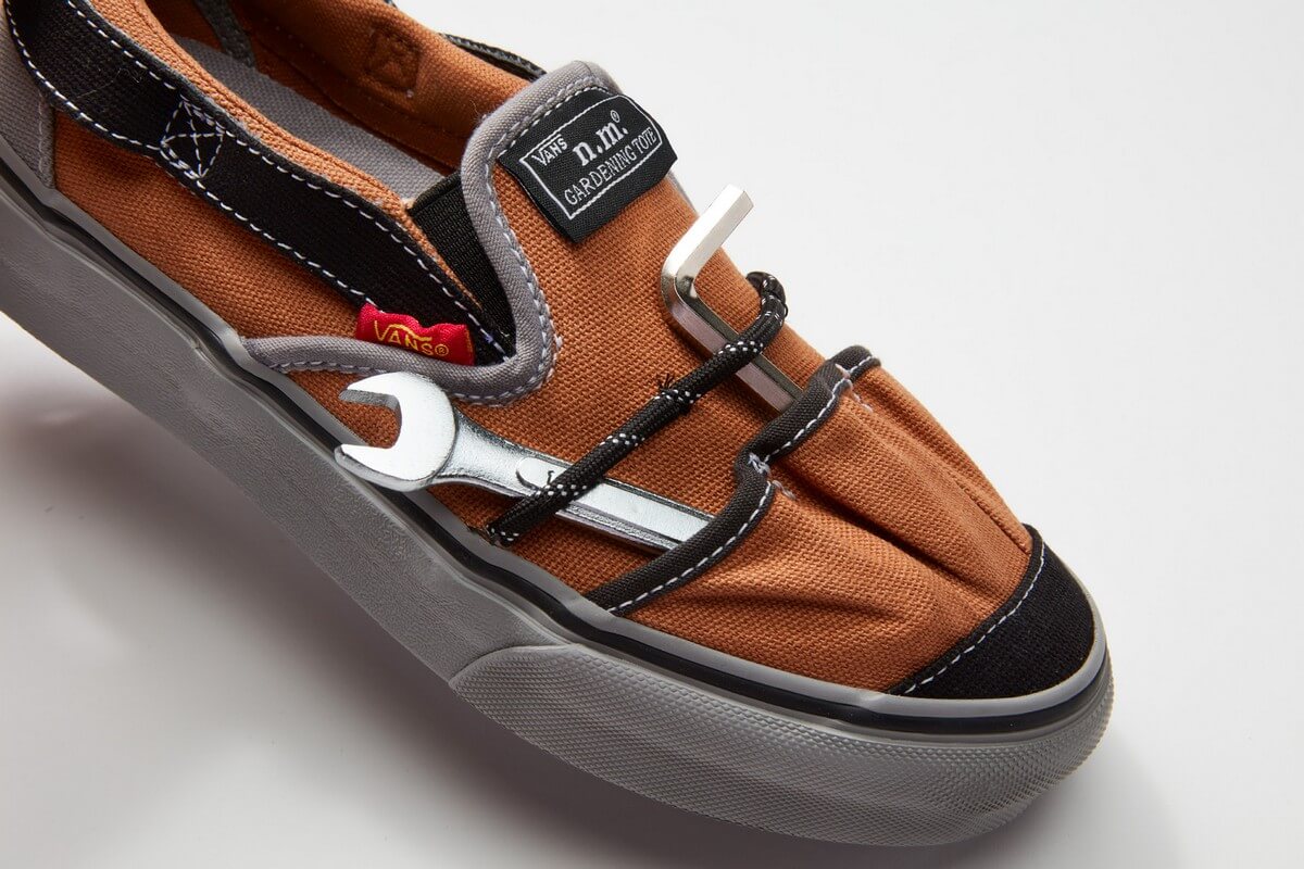Vans Vault x Nicole Mclaughlin Slip-On VP VR3 LX - Brown / Grey - VN0009VYBXG1