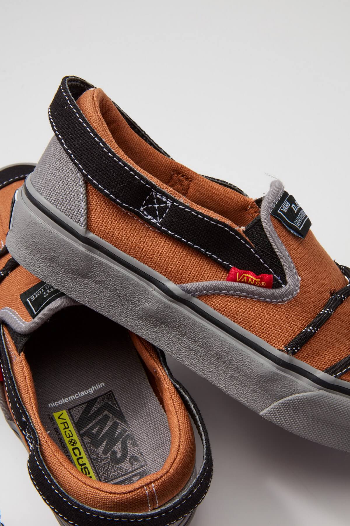 Vans Vault x Nicole Mclaughlin Slip-On VP VR3 LX - Brown / Grey - VN0009VYBXG1