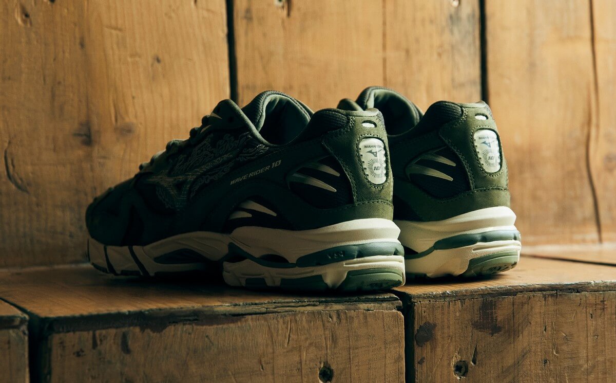 Mizuno x Maharishi Wave Rider 10 "Fire Phoenix"