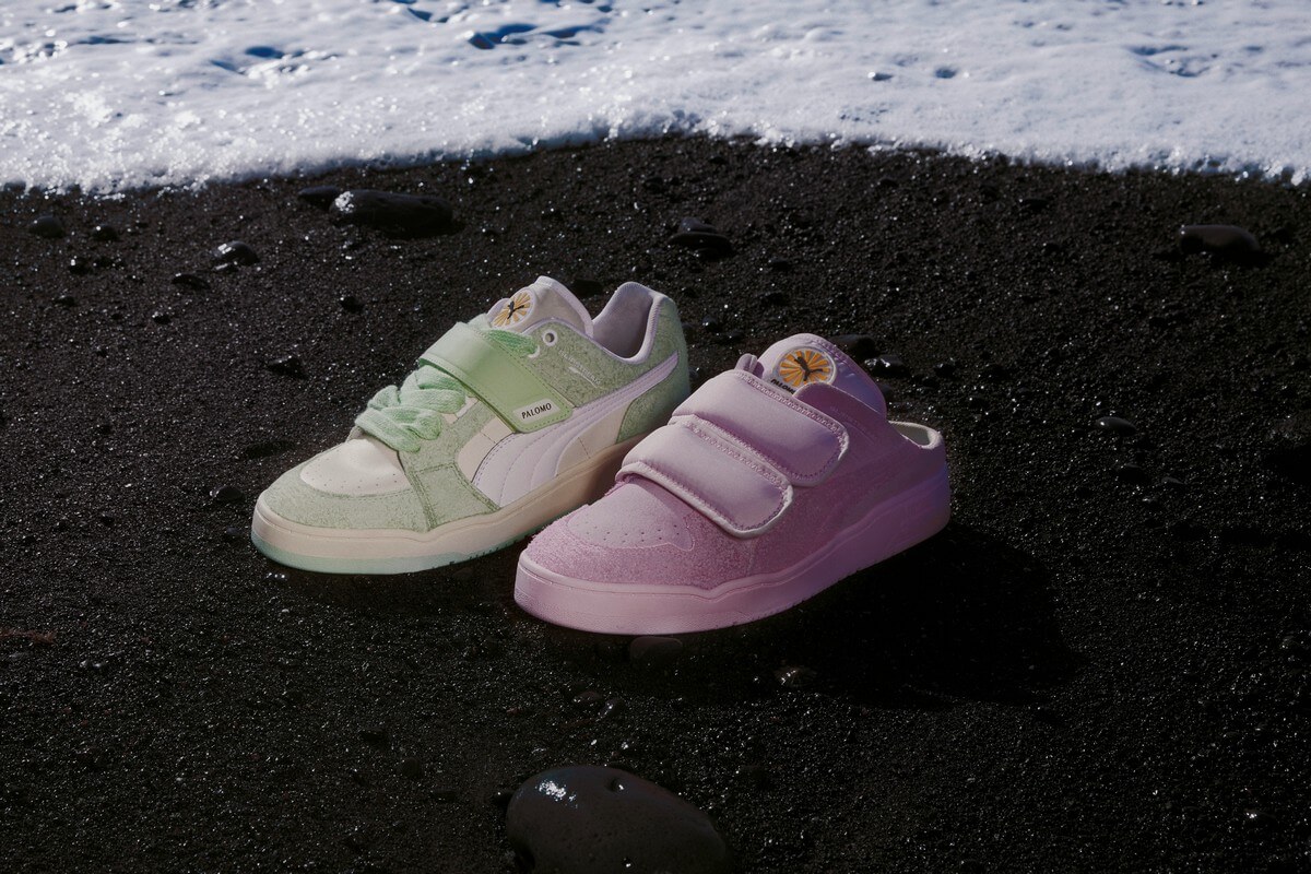 Puma x Palomo Spain Slipstream Lo (Light Mint/Puma White/Pristine) 391937-01 & Slipstream Mule (Pearl Pink/Prism Pink) 390243-01