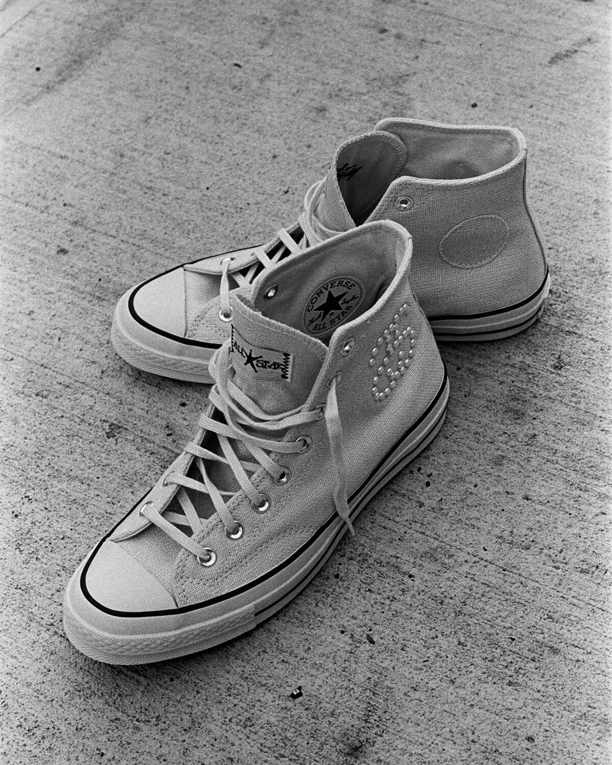 Converse x Stüssy Chuck 70 - Fossil/Natural Ivory/Black - A02051C