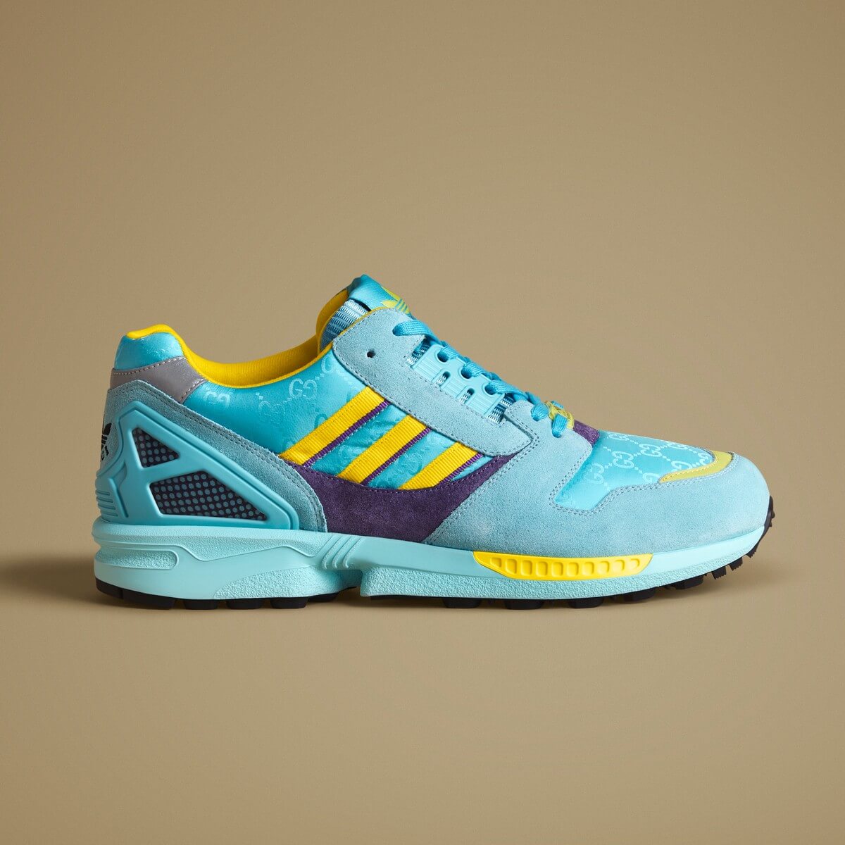 adidas Originals x Gucci ZX 8000 - Clear Aqua / Clear Aqua / Clear Aqua - IE2272 (men) / IE2267 (women)