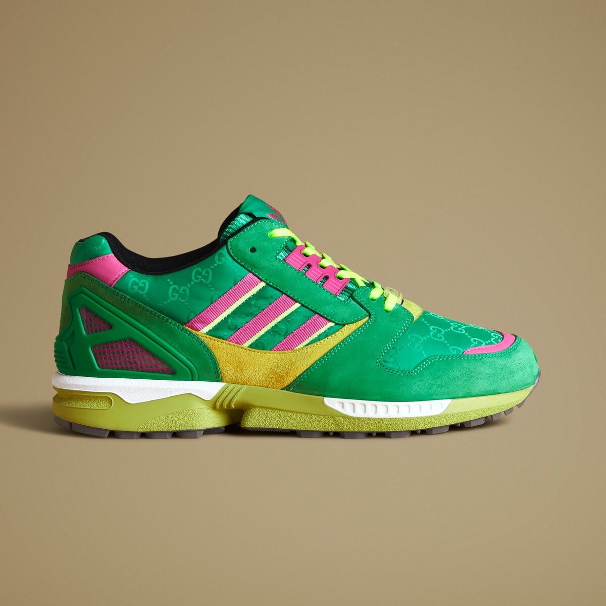 adidas Originals x Gucci Spring/Summer 2023 feat. ZX 8000, Gazelle, Adilette & Plateau-Slide
