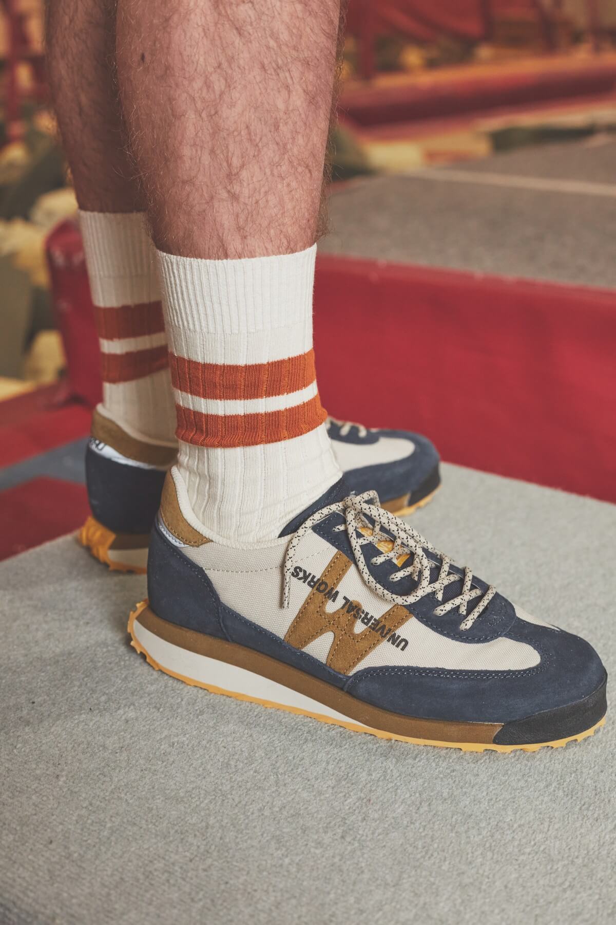 Karhu x Universal Works Trampas - Navy Blazer / Fennel Seed - F840001