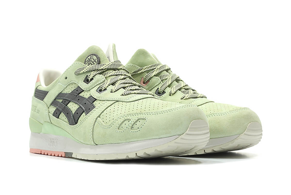 END. x ASICS SportStyle Gel-Lyte III "Wasabi" - Green Gecko/Taupe Grey - H7LPK-8512