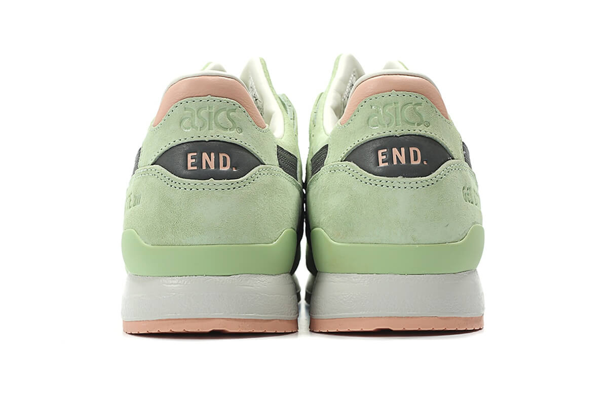ASICS SportStyle x END. Gel-Lyte III "Wasabi" - Green Gecko/Taupe Grey - H7LPK-8512