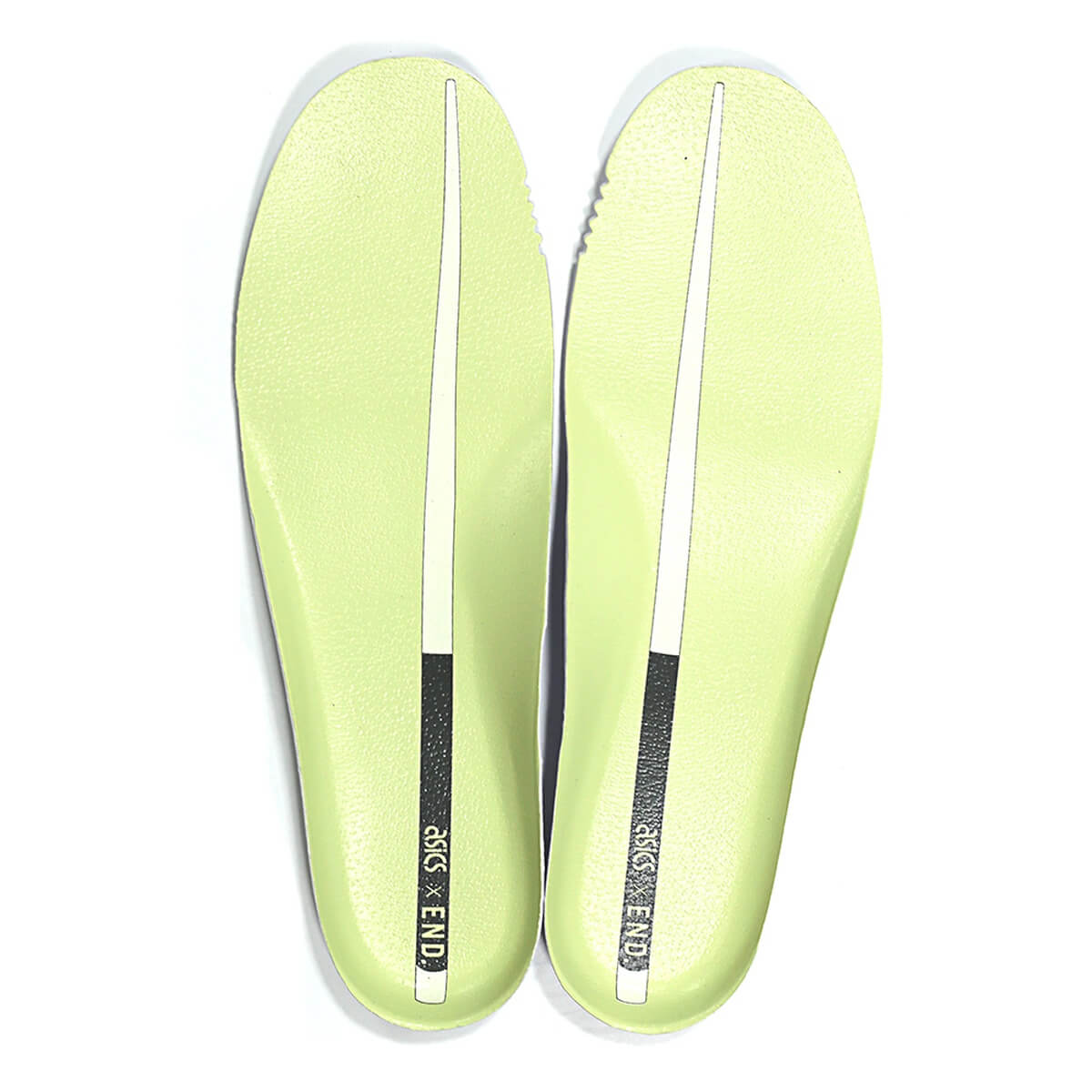 insole details: END. x ASICS SportStyle Gel-Lyte III "Wasabi" - Green Gecko/Taupe Grey - H7LPK-8512