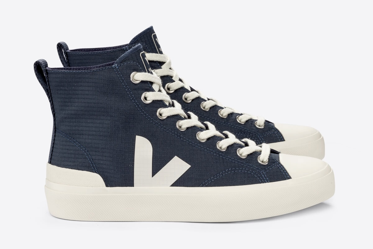 VEJA - WATA II High - Nautico Pierre - navy