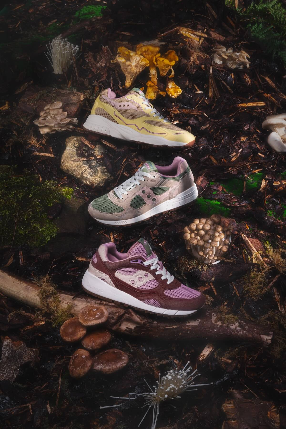 Saucony Originals Mushroom Pack feat. Shadow 5000, 6000 & 3D Grid Hurricane