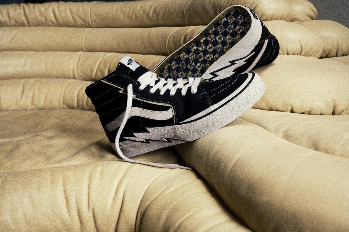 Vans Vault x MASTERMIND WORLD Sk8-Hi Bolt VLT LX