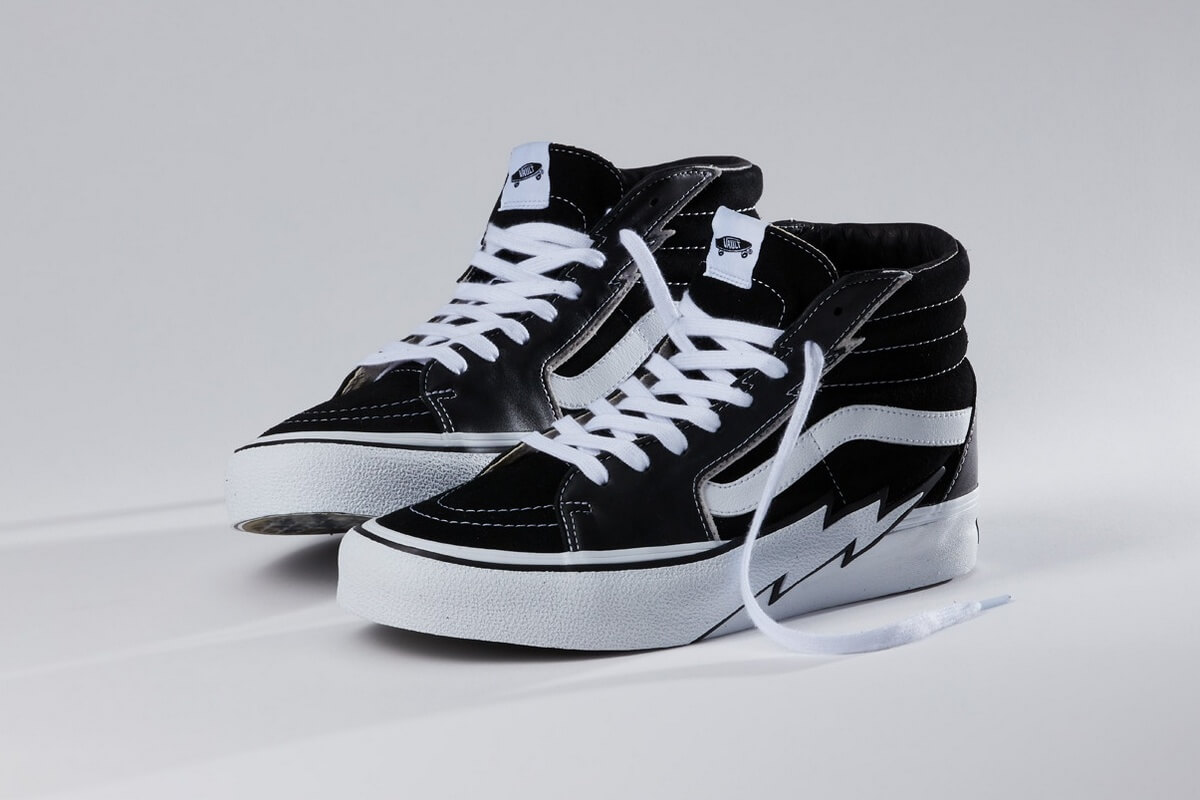 Vans Vault x MASTERMIND WORLD Sk8-Hi Bolt VLT LX