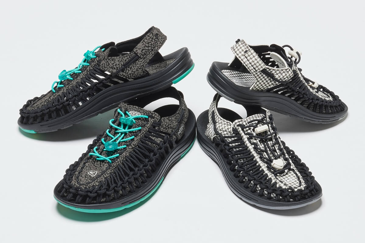 KEEN x atmos UNEEK Sandal "Jade Remix" & "Chidorigoshi"