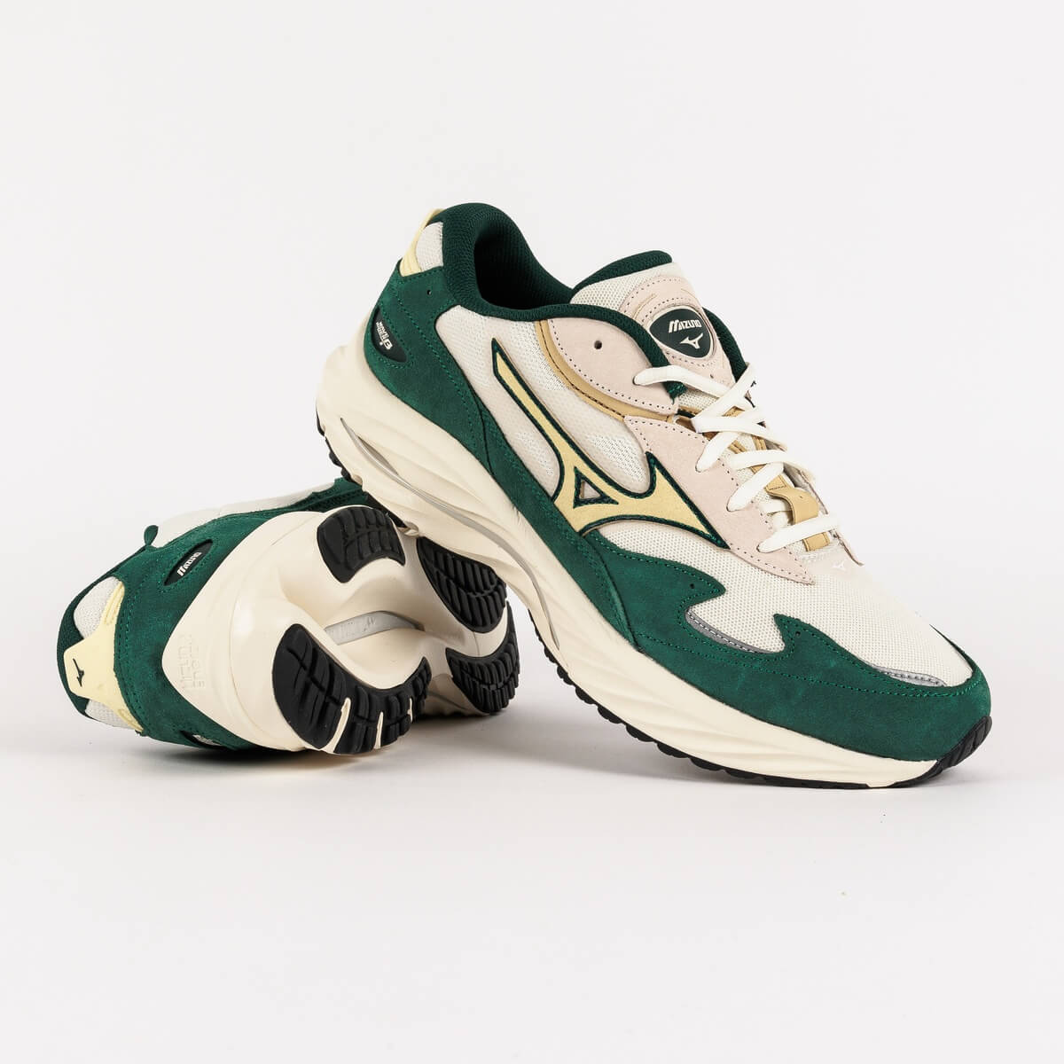Mizuno Wave Rider Beta - snow white/anise flower/bistro green - D1GA330901