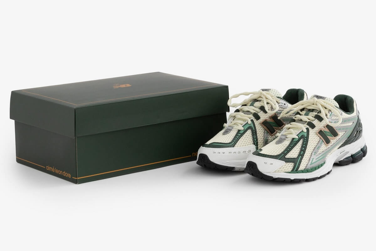 New Balance x Aimé Leon Dore 1906R - Sea Salt / Green / Silver - M1906RL1