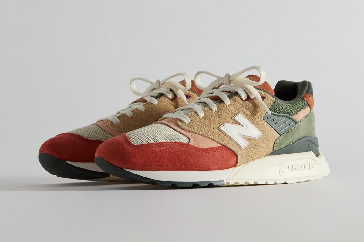 New Balance x Ronnie Fieg (Kith) x Frank Lloyd Wright Foundation "Broadacre City" - Beige/Chutney - U998KH1