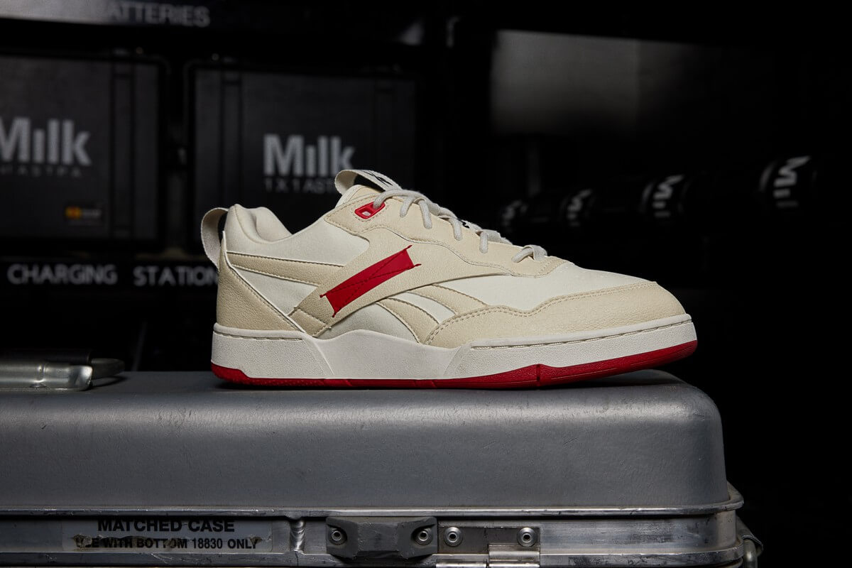 Reebok x Milk MakeUp - BB 4000 II Vegan - Vintage Chalk S23-R / Core Black / Vector Red - ID1660