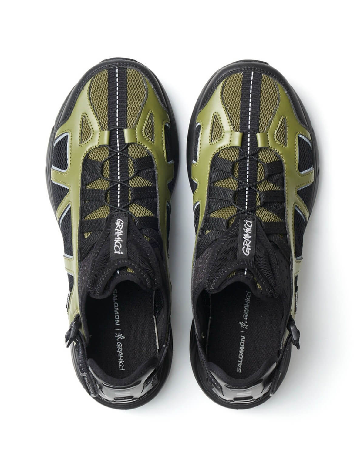 Salomon x Gramicci Techsonic - Mayfly / Black / Monument - L47222500