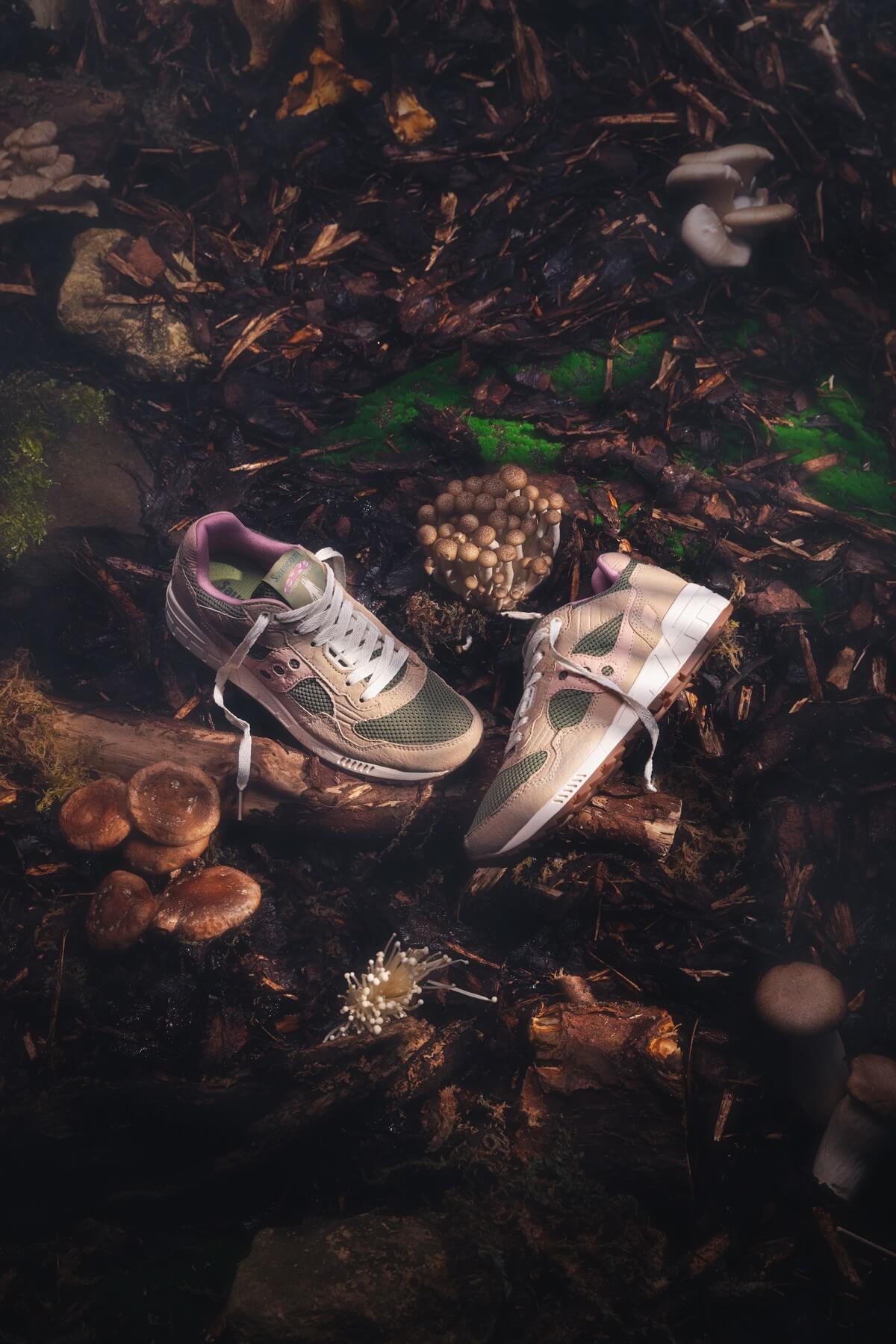 Saucony Originals Shadow 5000 Mushroom Pack - Tan/Green - S70747-3